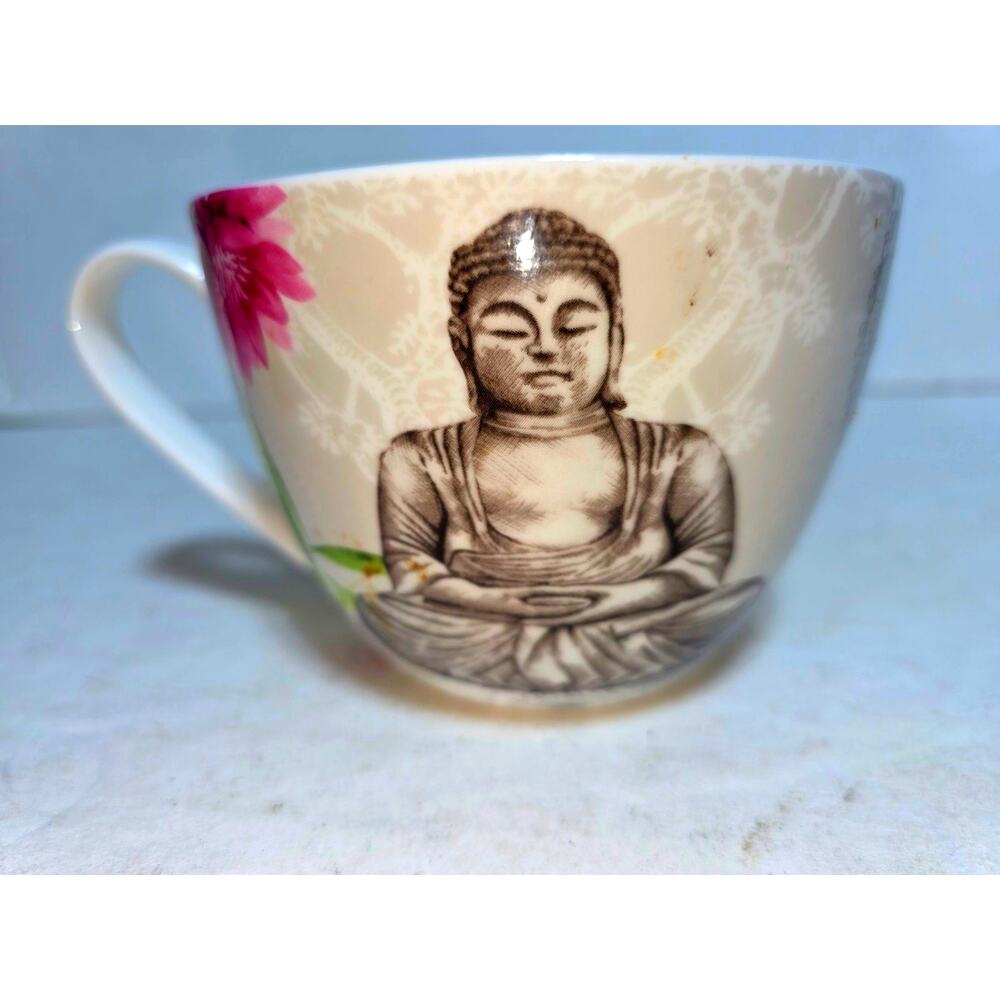 Portobello By Design Tea/Coffee Cup/Mug BUDDHA Bone China Designed in England